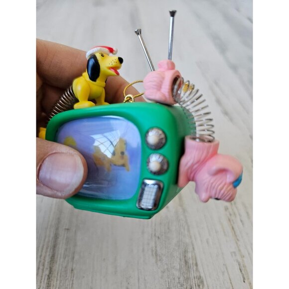 enesco Vintage Slinky TV James industries ornament sound 1997 Xmas tree - Picture 3 of 10